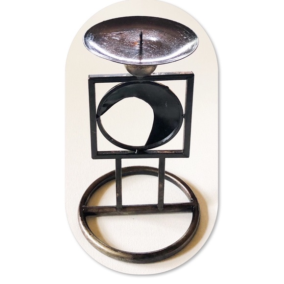 Metal Pillar Candle Holder - Picture 5 of 5